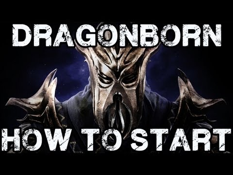 how to start skyrim dragonborn