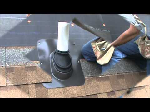 how to install roof vent flashing