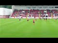 Jorg Albertz warming up for Clyde vs Rangers