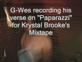 Krystal Brooke and G-Wes in the studio