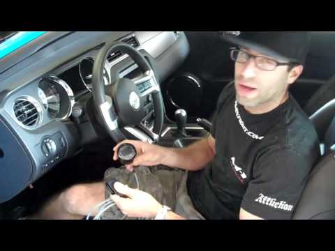 how to install boost gauge mustang gt