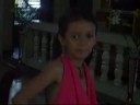 she is praticing how to dance. shn's first practice hehehe
