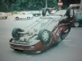 cool crash with a red nissan