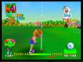 herein these videos are the last of mario golf that i have to show. hope you guys enjoy in advance! in this episode, i open up with a hole-in-one i got out of sheer chance while gathering birdie badges for the boo clasic. i then begin the first of three bonus get character matches. this is against donkey kong, on yoshi's island, for the greater good. not really, but hey. all's fair for maple. it's pretty much a back-and-forth struggle to open up.