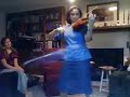 Hula-hooping Violinist