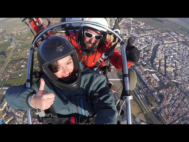 Vuelo en Paramotor 15min Curso Iniciación Parapente en Cadiz