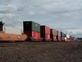 Northbound Union Pacific Hotshot Intermodal Train