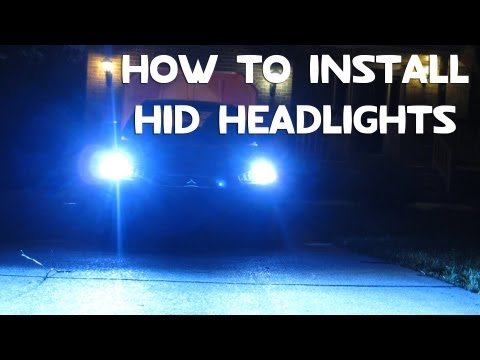 how to fit hid lights