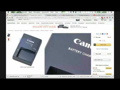 how to charge a canon battery pack nb-4l
