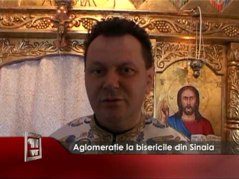 Aglomeraţie la bisericile din Sinaia