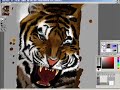Tiger - Digital Drawing in OpenCanvas Tiger - Digital Drawing in OpenCanvas