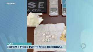Tupã: Homem é preso por tráfico de drogas