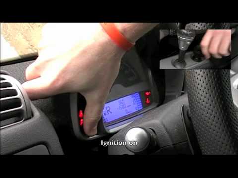 Reset the service light on a smart