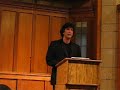 Neil Gaiman at Yale 1