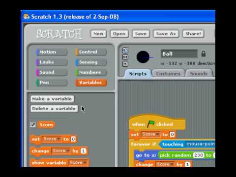 scratch - The first overview video of scratch, the software developed by MIT students. Download it here: http://www.scratch.mit.edu More targeted videos to come!
