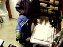 the making of green goat goat milk soap