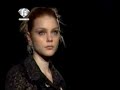 Model Jessica Stam. Milan fall winter 05 06