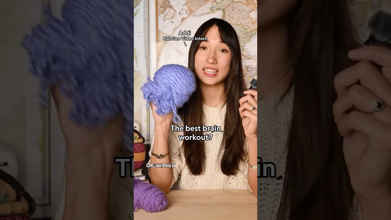 Want a healthy brain? Take up knitting! 🧶 #NationalGeographic