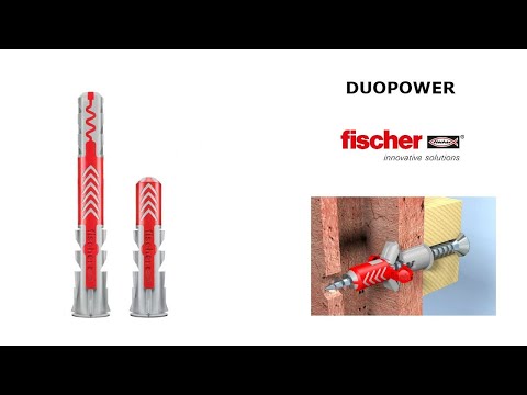 Дюбель DUOPOWER 6x50 S з шурупом універсальний високотехнологічний Fischer (Фішер), 538240-1 - фото 3 - id-p844138936