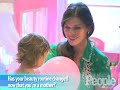 the model-actress - who gained 75 lbs. during her pregnancy with daughter ever! - talks about how her beauty routine has changed