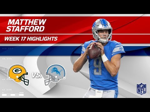 Video: Matt Stafford's Superb Game w/ 323 Yards & 3 TDs! | Packers vs. Lions | Wk 17 Player Highlights