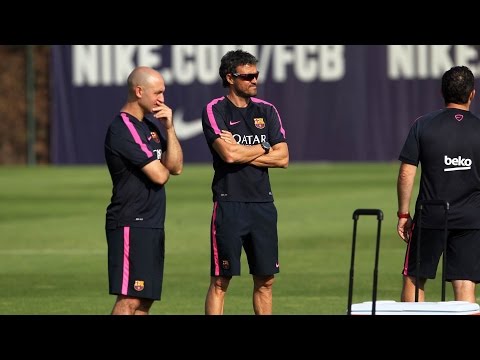 Luis Enrique analitza la pretemporada