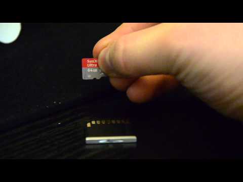 how to use micro sd adapter on laptop