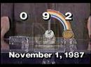 Illinois Lottery Drawing 11/1/87