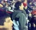 cuando termino el patido!!! el festejo del CAMPEON
