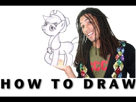 how to draw applejack