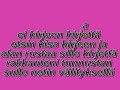 Pate ja Ryk� - Kirje (lyrics)