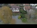 Cliquer pour voir : L'inondation sur l'île de Migneaux vue du ciel
