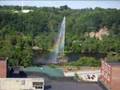 fountain downtown makes rainbows