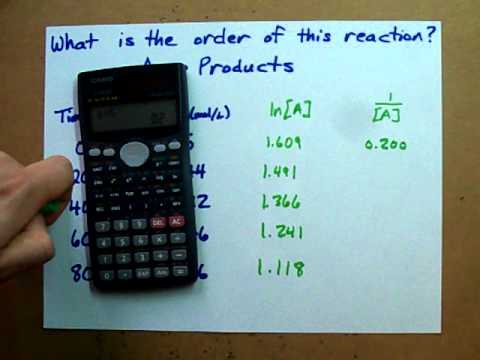 how to prove first order reaction