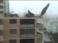 Hurricane Wilma tears roof off condo in Miami Beach