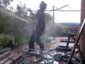 Hose in Face