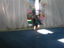 Agus (mi prima) - Rutina gimnasia ritmica
