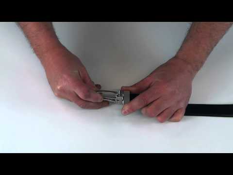 how to shorten a leather belt