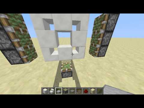 how to make a 3x3 piston door