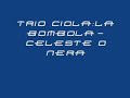 Trio Ciola: La bombola celeste o nera?
