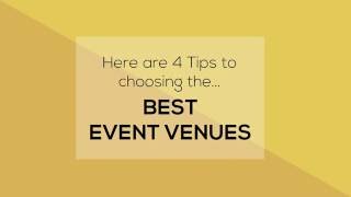 Event Venues - Corporate Event, Birthday Party, Dinner and Dance In Singapore - 4 Tips