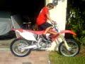 brad on my crf450r