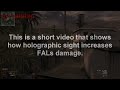 MW2 tips; Holo-sight increases FALs damage