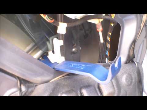 DIY How to replace repair install rear window regulator motor 2005 BMW X3 SUV