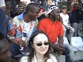 depart pour le stade où l'on va assister au match du syli contre le senegal...