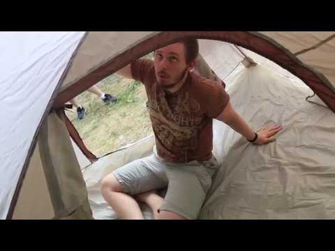 Кемпинговая палатка с автоматическим каркасом Greenell «Дерри 3». Видеообзор.