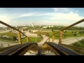 POV and off-ride of new White Lightning wooden coaster at Fun Spot America