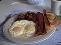 Easy Over Eggs, Bacon Breakfast
