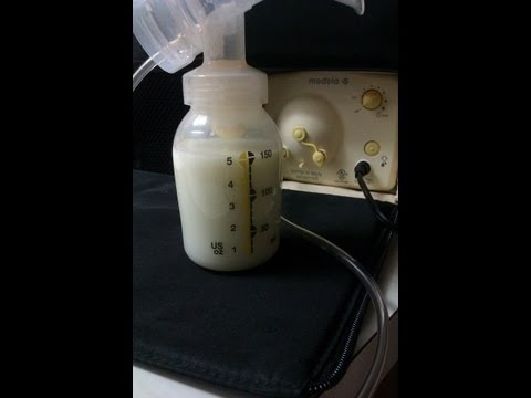 how to drain breast milk with pump