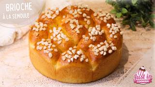 Recette de Brioche à la Semoule 😍 Moelleuse, Aérée & Mie Filante
